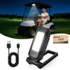 10L0L Golf Cart LED Dome Light, 360° Rotatable Magnetic Rechargeable