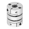 Flexible Shaft Coupling, D20 L29 Aluminum Flexible Diaphragm Motor Shaft