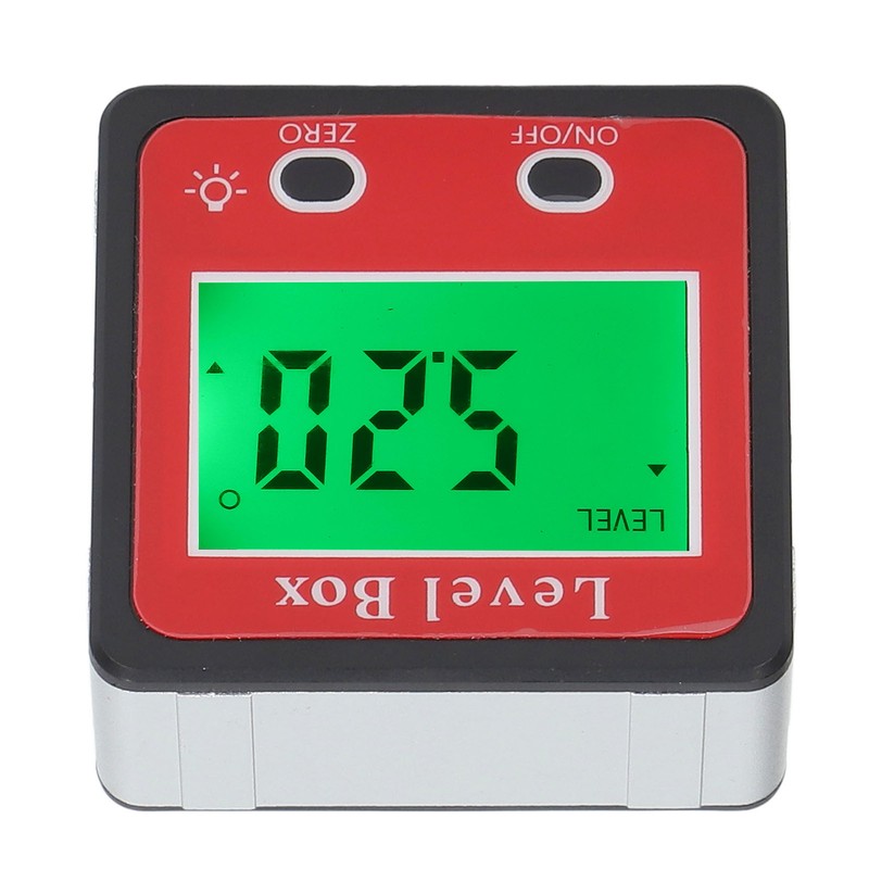 Digital Level Box LCD Display Angle Finder High Accuracy Inclinometer