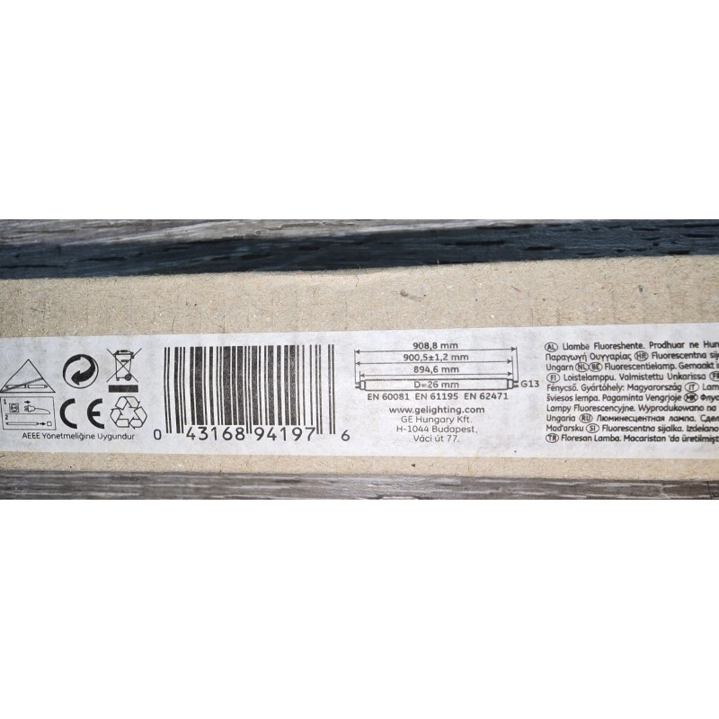 GE POLYLUX XL F30T8/840 36" FLOURESCENT LAMP 4000K