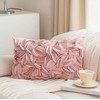 Bailey & Petal Lucinda Petal Velvet Decorative Throw Pillow Cover,