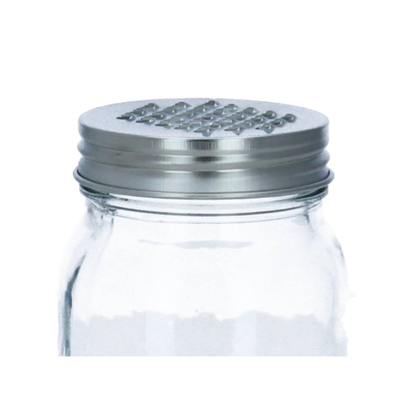 Chic Antique Kitchen Grater with Lid Storage Glass