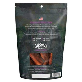 Gibsons Hunter’s Bacon with Duck - Human Grade USA Soft Jerky Dog Treats, 3 oz
