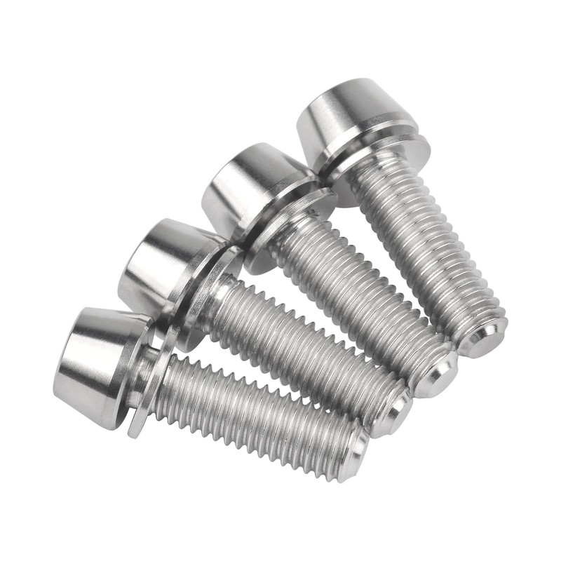 Wanyifa Titanium Ti M6 x 20mm Hex Socket Screws with
