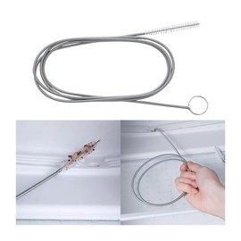 KHGUZ 2PCS Extra Long Flexible Car Tube Cleaning Brush, Vehicle Drain Tube Cleaning Tool, Automotive Hose Pipe Cleaner Dredging Tool Accessories, Universal for SUV, Sedan, Truck