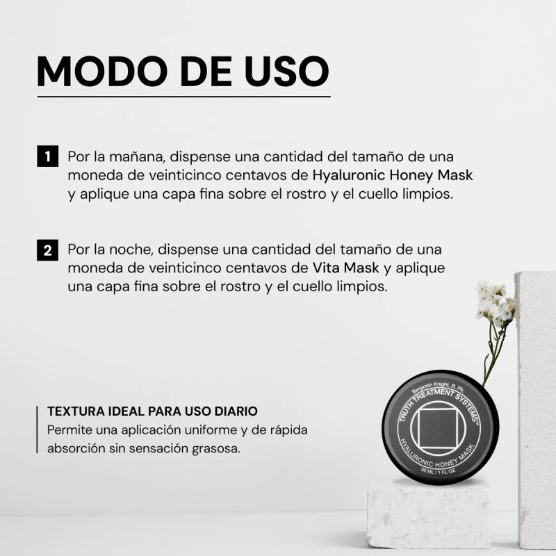 Truth Treatments Kit Am/pm Mask Duo Hidratación Y Nutrición