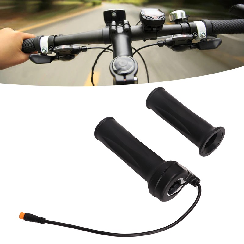 1 Pair Electric Bike Throttle Grips Universal Sensitive Scooter Accelerator