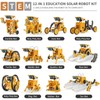 Solar Robot Kit, 12-in-1 Educational STEM Science Experiment Toys, Solar