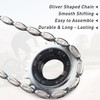 ZUKKA 1/8 Inch Bicycle Chain 1/2 x 1/8, 100 Links,