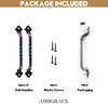 AddGrace 2 Pack Gate Handles for Wooden Gates with Screws