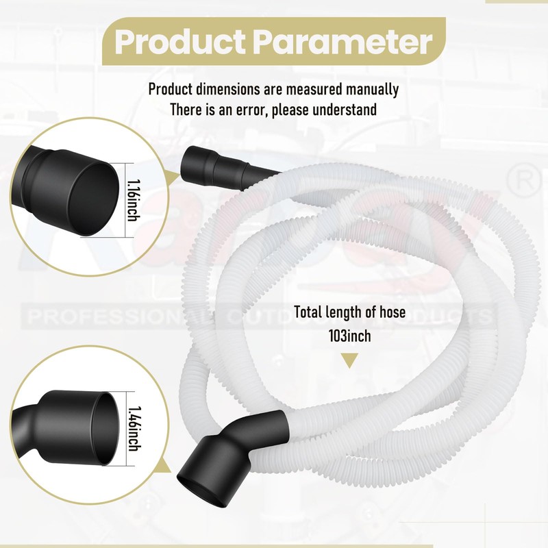 807117001 Dishwasher Drain Hose Compatible with Frigidaire & Electrolux Dishwashers,