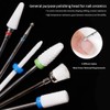 6 pcs juego de brocas ceramica para manicura y pedicura