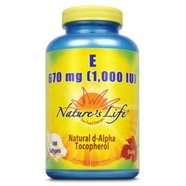 Nature's Life Vitamin E, 1,000 IU | 100 ct