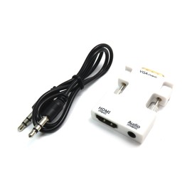 FregocS HDMI Male to VGA (Female) Converter Adapter Support Audio Output with Audio Cable HDVG01