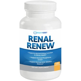 Renal Renew: Advanced Kidney Cleanse Detox & Repair Kidney Support Supplement. Breakthrough Smart Kidney Supplement Rejuvenates Kidney Health 120 Caps