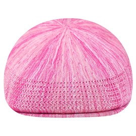 Kangol Color Burst Ventair Flat Cap Peaked Cap (M (56-57 cm) - Pink), Pink Gradient