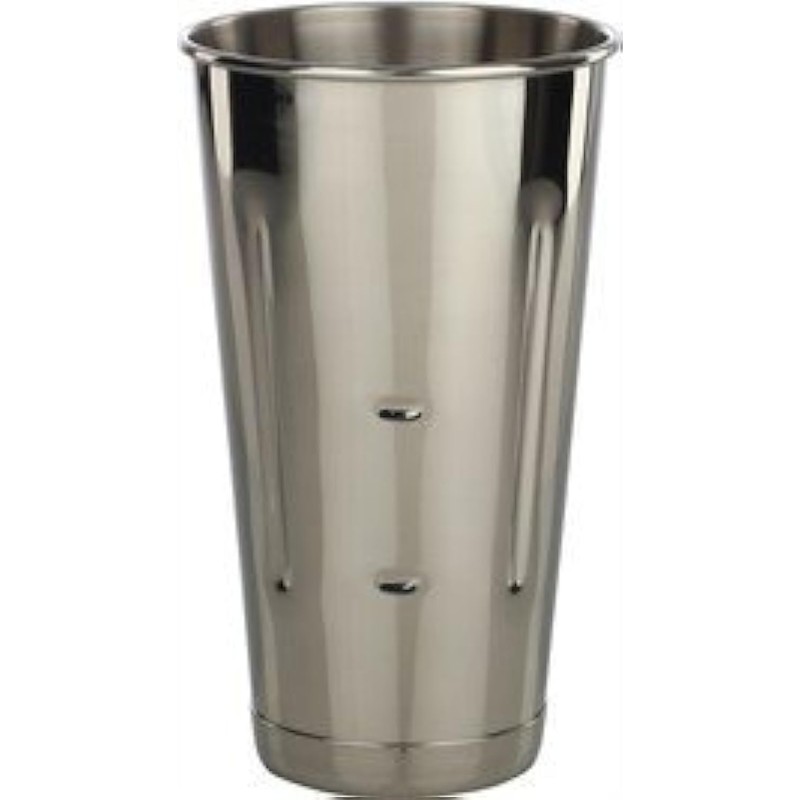 Libertyware Stainless Steel Malt Milkshake Ice Cream Mixer Mixing Cup,