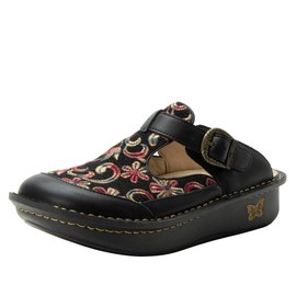 Alegria Women's Classic Handicraft Leather Clog 8-8.5 M US