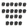 20Pcs 12V Round Rocker Switch LED Light 3 Pin 2