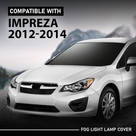 LQI Fog Light Lamp Bezel Cover Replacement Compatible with Subaru Impreza 2012-2014 57731FJ000, 57731FJ010, 57731FG200, 57731FG210