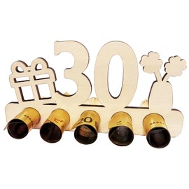 Luckeey Geschenk zum 30.Geburtstag, Geschenke 30 Geburtstag Frauen Männer, Geldgeschenke Geburtstag, Holz Geschenke Freunde/Familie, Kreatives Geldgeschenke Verpackung zum Jubiläum