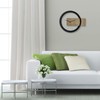 FLEXISTYLE Wall Clock, Wood, Black, 32 cm