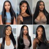 Straight Lace Front Wigs Human Hair 24 Inch Straight Wigs