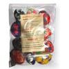 12 Wooden Easter Eggs Hand Painted with Hanger Handmade from