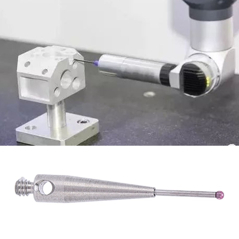 CMM Touch Probe Stylus Tungsten Carbide Stem M2 Thread Ruby