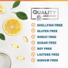 Omega 3 Fish Oil Capsules 3x Strength 2400mg EPA &