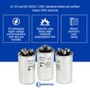 45+10uF 45/10 MFD ±5% 370/440VAC Dual Run Round AC Capacitor
