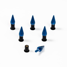 6PCS Motorcycle Windshield Bolts Spike Screws Kit Aluminum Windscreen Mounting Nuts Wellnuts for Honda CBR 600RR 2003 2004 2005 2006 2007 2008 2009 2010 2011 2012 Blue