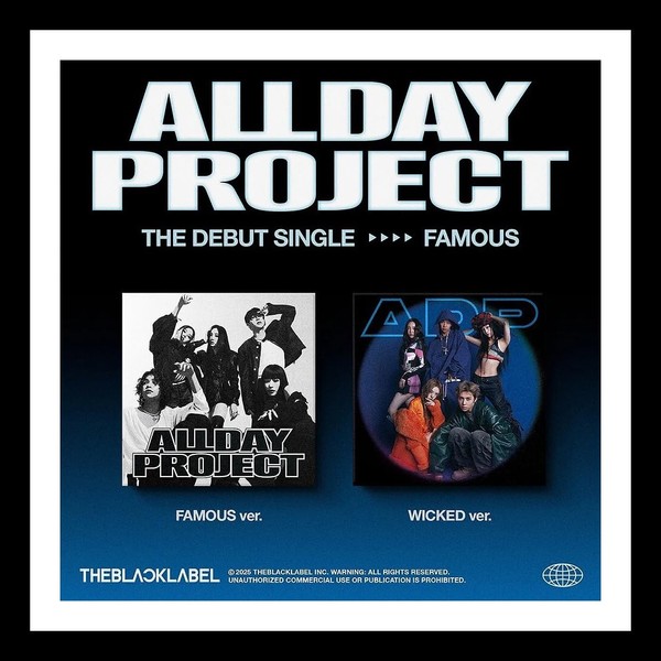 ALLDAY PROJECT [FAMOUS] The Debut Single Album (2 Ver Set.)