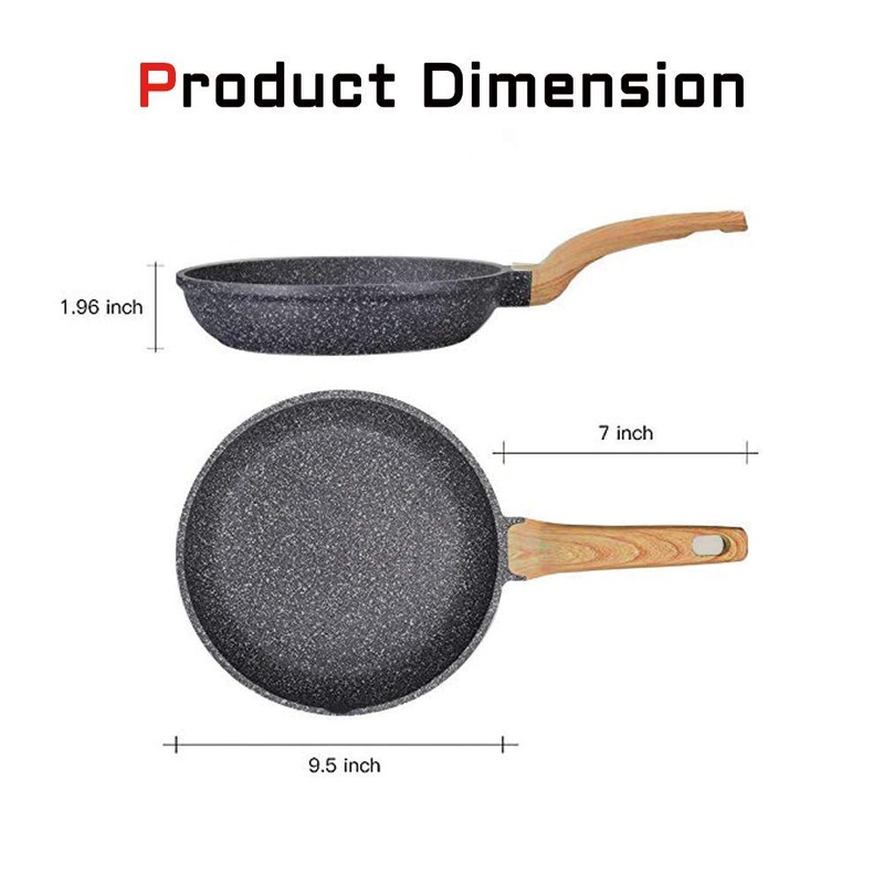 Caannasweis Nonstick Pan, Nonstick Stone Frying Pan, Best Nonstick Omelette