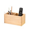 Musowood Wooden Pen Stand, Stylish, Rectangular, Stationery, Desktop Storage, Pen