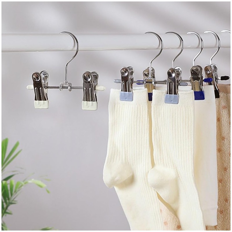 Skroad 10 Pack Boot Hangers with 2 Clips, Small Pant