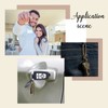 SUNNYCLUE 2 Colors Brass Key Hook Carabiner U-Shaped Hook Chain