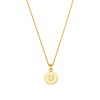 PURELEI® Letter Coin Necklace (Gold, Silver), Women's Initial Necklace Made