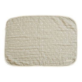 angerolux Towel Blanket, Nap Blanket, Swaddling, Star, 6-ply Gauze Blanket, Made in Japan, Moss Gray, S