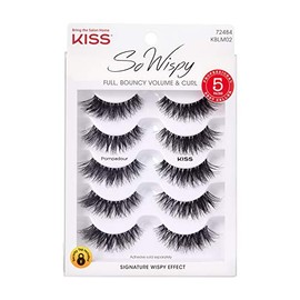 KISS Kiss Lashes Kblm02ca Blowout Eyelashes Multi Pack 5 Pairs, 0.03 Pounds