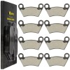Caltric Front & Rear Brake Pads for Polaris Ranger 500