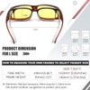 Feisedy B2593 Over Sunglasses, TAC Polarized UV400 UV Protection, For