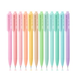 Mr. Pen- Retractable Gel Pens for Journaling, 12 Pack, Assorted Color Ink(Marshmallow Twist), Fast Dry, Colorful & Soft grip Barrels, Smooth Writing, 0.5mm Fine Point Aesthetic Pens