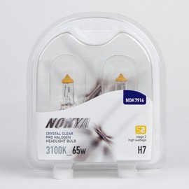 Nokya Clear 3100K H7 High Wattage Headlight Bulbs 65W (Stage 2) - NOK7916