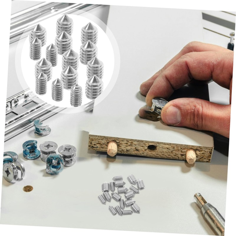Gatuida 20pcs Towel Rack Screws for Bathroom Efficient Mounting Hardware