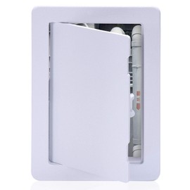 Suteck Plastic Access Panel for Drywall Ceiling 4 x 6 Inch Reinforced Plumbing Wall Access Doors Removable Hinged