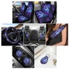 Wanyint Galaxy Wolf Car Seat Covers Full Set, Front Rear