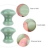 SOLUSTRE Scraping Massage Tool Jade Chakra Healing Relaxing Stone Mushroom
