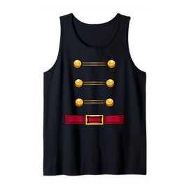 Toy Soldier Nutcracker Uniform Costume Christmas Advent Nut Tank Top