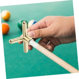 Totority 3Pcs Rust Delicate Pool Bridge Portable Billiard Stick Bridges for Cue Stick Accessory for Amateurs and Professionals